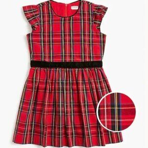 J. Crew NWOT Girls Plaid Holiday Dress